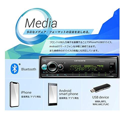 Carrozzeria Pioneer MVH-6600 Car audio 1DIN USB Bluetooth From Japan NEW - Picture 3 of 5