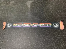 Atlanta United Scarf Love Has No Limits  LGBTQ Pride Scarf Ruffneck NWT