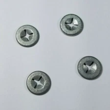 SCRIPT GHIA RETAINING METAL CLIPS 2mm (SET OF 4) FITS VW KARMANN GHIA 1963-1974