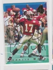 CHARLIE WARD FLORIDA STATE  UNIVERSITY PERSONALIZED  AUTOGRAPHED CARD