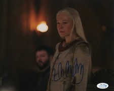 Emma D'Arcy House of the Dragon Autographed Signed 8x10 Photo ACOA