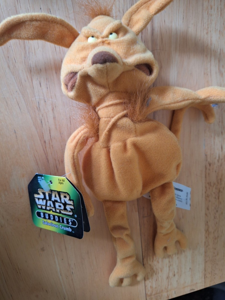 Kenner Star Wars Buddies Salacious Crumb Beanie Plush 1997 NWT