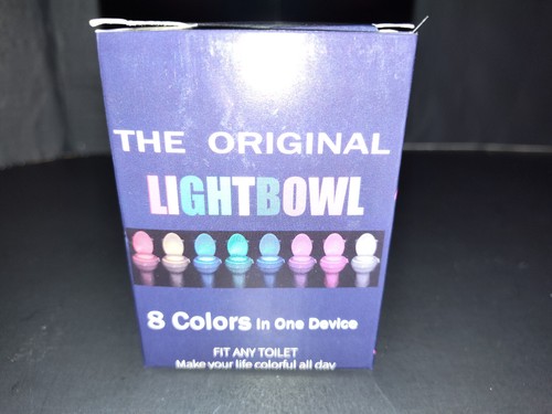 Toilet Night Light, 8 Color LED Motion Activated Sensor