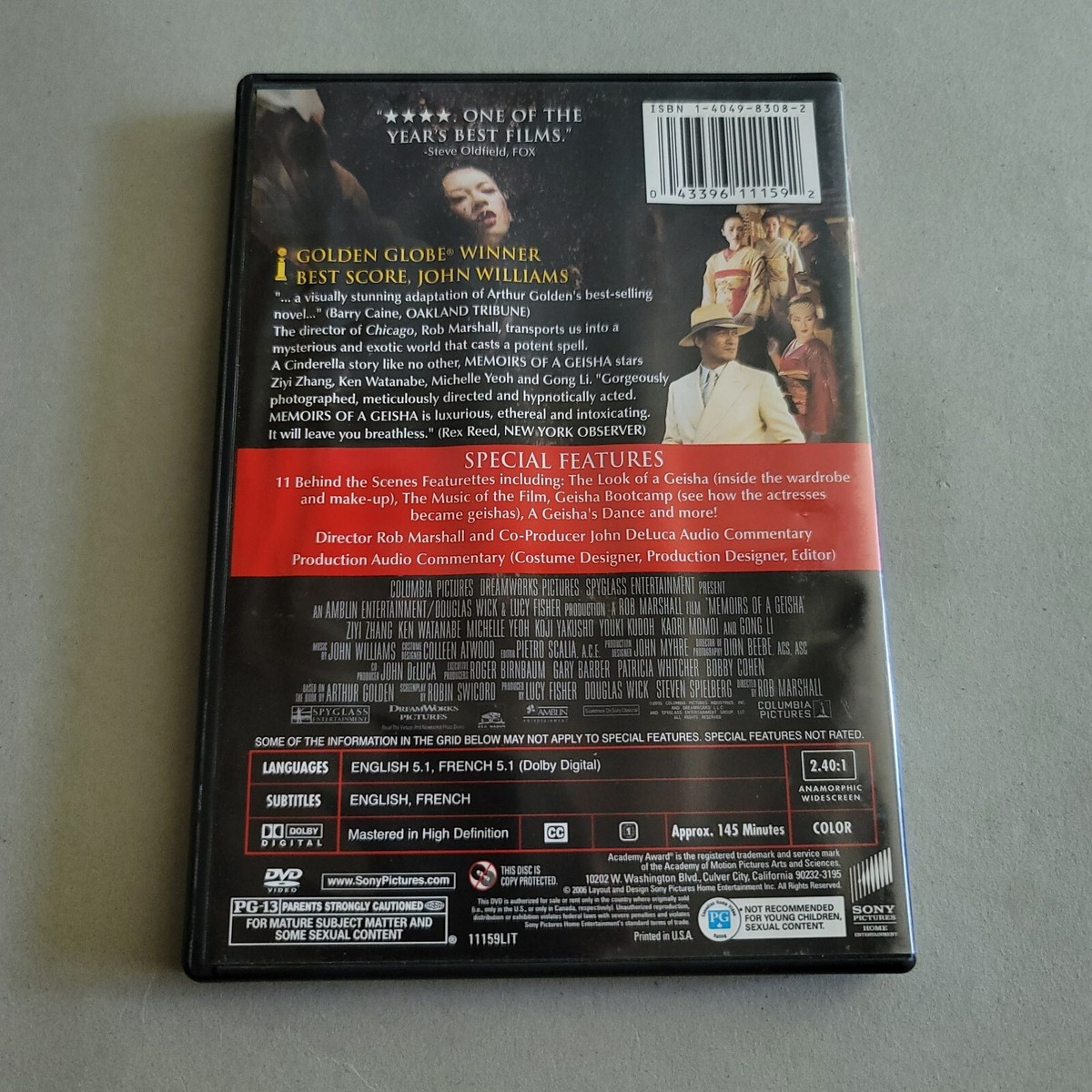 Memoirs Of A Geisha (2006, 2-Disc Set) Widescreen 43396111592| eBay