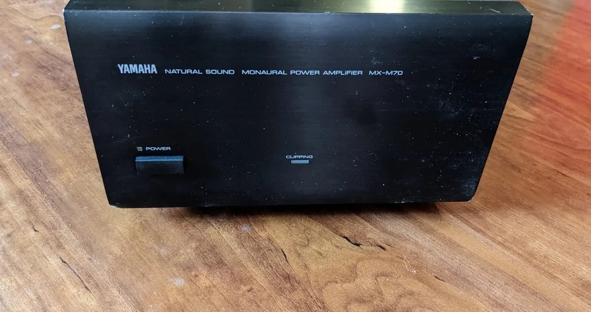 Yamaha Natural Sound MX M70 Mono Power Amplifier Vintage Amp | eBay