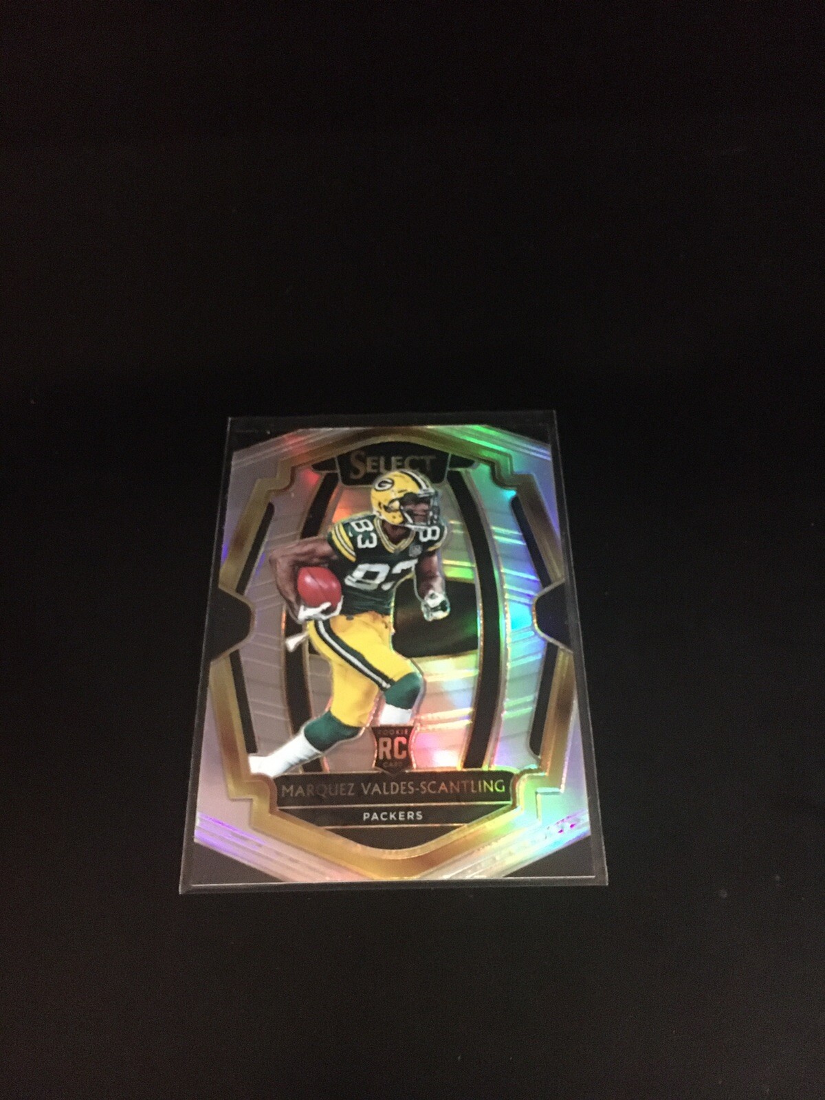 2018 Select Premier Level Silver Prizm Marquez Valdes-Scantling Packers