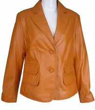 S size Women Genuine Soft Sheepskin Light Simple Fashion Casual Classic Blazer