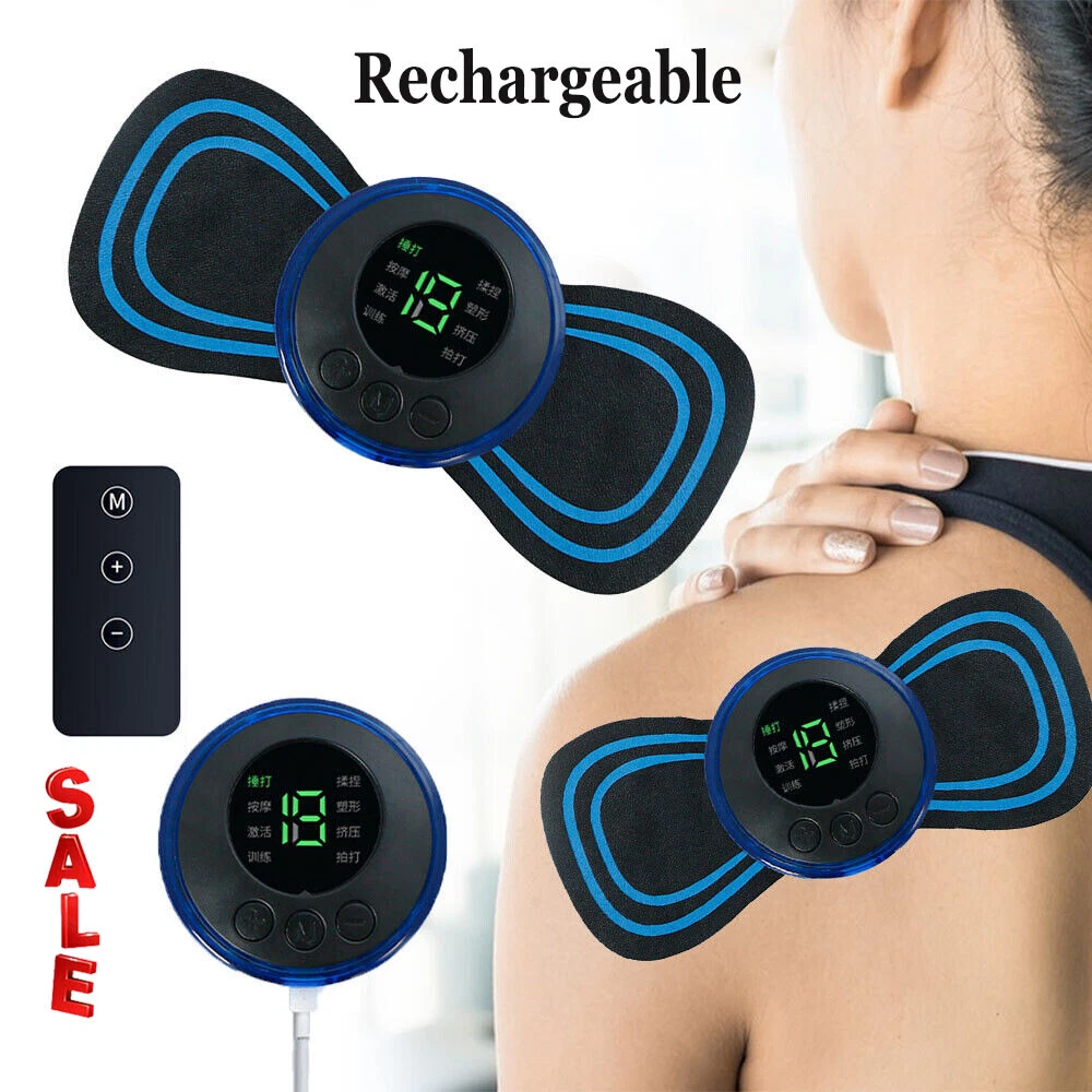 Smart Neck Massage Patch, Mini Electric Massager, Portable Neck