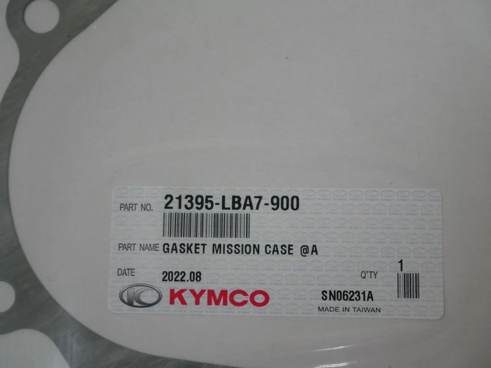 21395-LBA7-900 KYMCO MAXXER/MONGOOSE/MXU250 KXR250 MISSION CASE GASKET  - Image 3 of 4