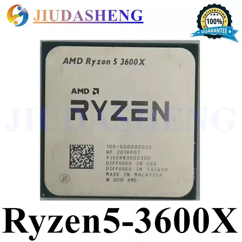 AMD Ryzen 5 3600X R5-3600X 3.8GHz 6Core 12Thr 32M Socket AM4 CPU Processor 95W