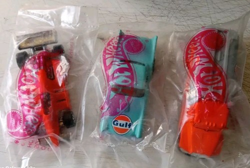 Hot Wheels VHTF Gulf Öl Gas Promo Werbung versiegelte Tüten neue alte Lagerbestände Autos - Bild 4 von 4