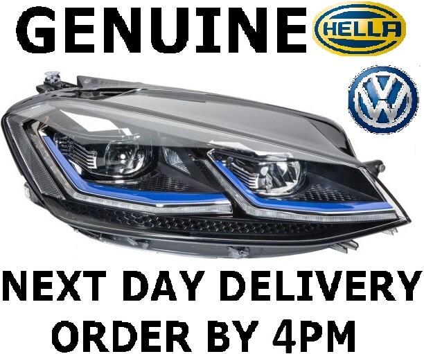 GENUINE VW Golf GTE MK7.5 LED Hella Headlight Right Driver Side