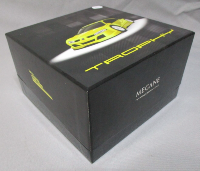 Miniature NOREV 1/43 Renault Megane Trophée - Jaune - Paris 2004 - Ref 517981