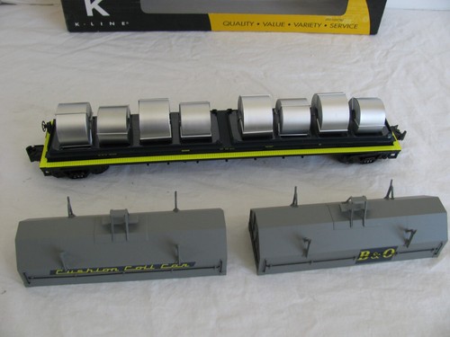 Coche bobina K Line O/O-27 escala 8383 Baltimore y Ohio con carga #K676-1093 nuevo de lote antiguo - Imagen 7 de 13
