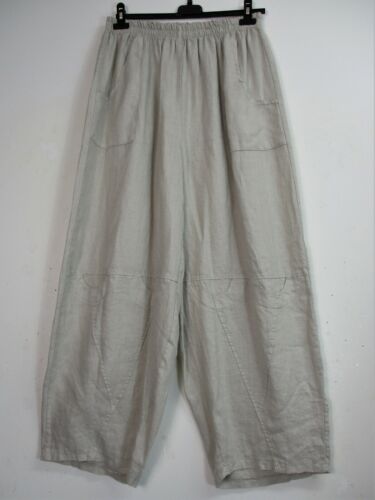 LAGENLOOK 100% LINEN ITALIAN TROUSERS 8 COLS 3 SIZES : Plus:1 Plus:2 Plus Plus:3 - Picture 48 of 121