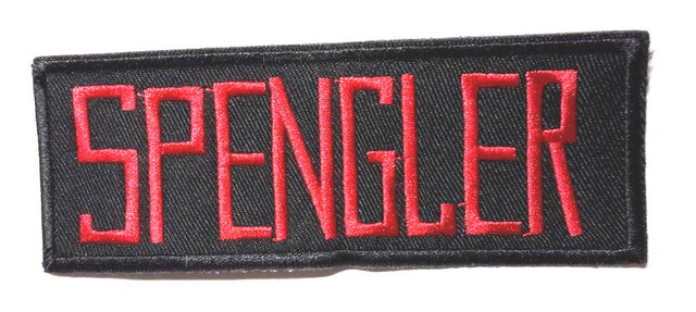 Ghostbusters Spengler Name Tag Embroidered 5" Patch-USA Mailed(GBPA-06 ...