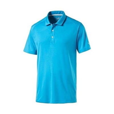 Puma Men's Essential Golf Polo Hawaiian Ocean Blue 2XL