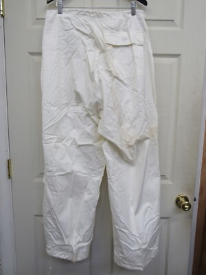 US GI Snow Camo Artic Trousers Pants White SMALL REGULAR NOS w