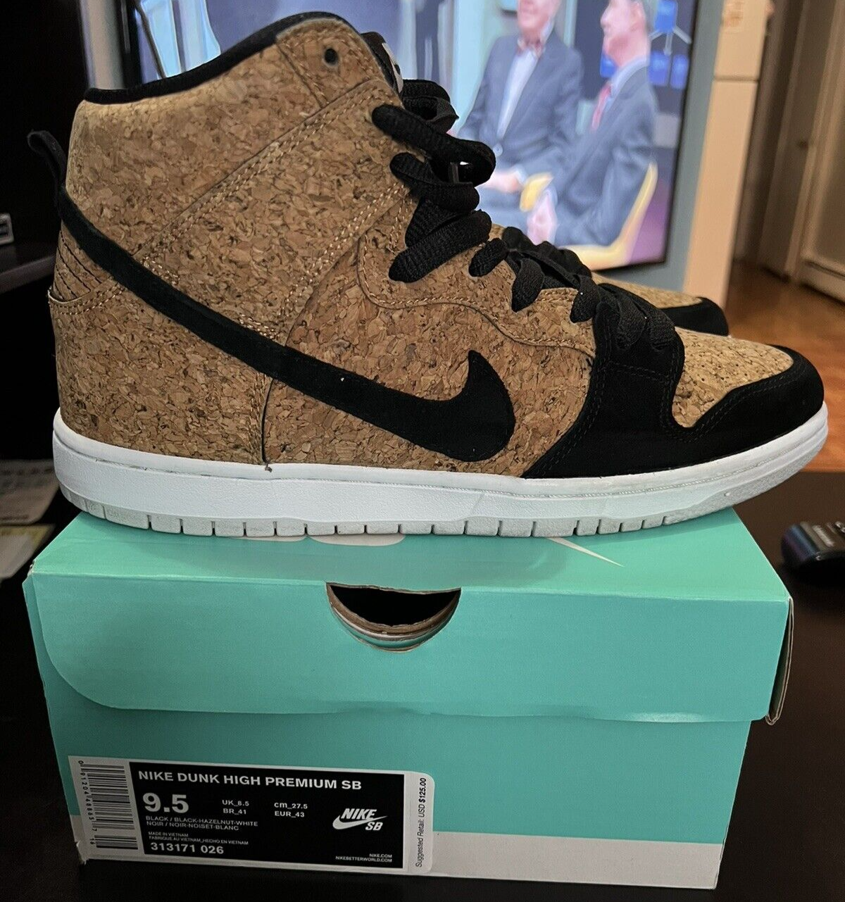 Nike SB Dunk High Premium Cork 2015 for 