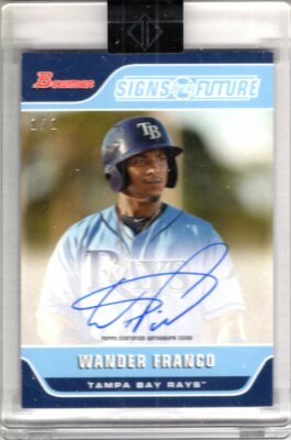 2021 Bowman Transcendent Auto WANDER FRANCO Through the Years 1/1 AUTOGRAPH Rare