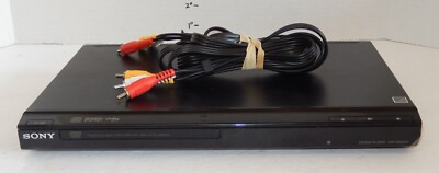 Sony DVP-SR200P DVD Player with AV Cable ''NO REMOTE''