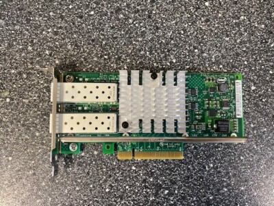 DELL / INTEL X520-DA2 DUAL PORT 10GB SFP+ SERVER ADAPTER - LOW PROFILE -942V6