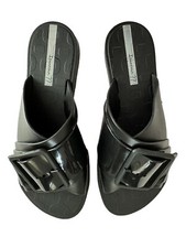 Ipanema Womens Sandals Slides Sz 6 Black Buckle X Strap 26292-20766
