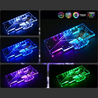 For EVGA 3090 3080 TWF3 DIY Water Block Full Coverage Graphics Card Water Block