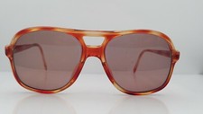 Vintage Diplomat M269 Brown Aviator Hong Kong Sunglasses FRAMES ONLY