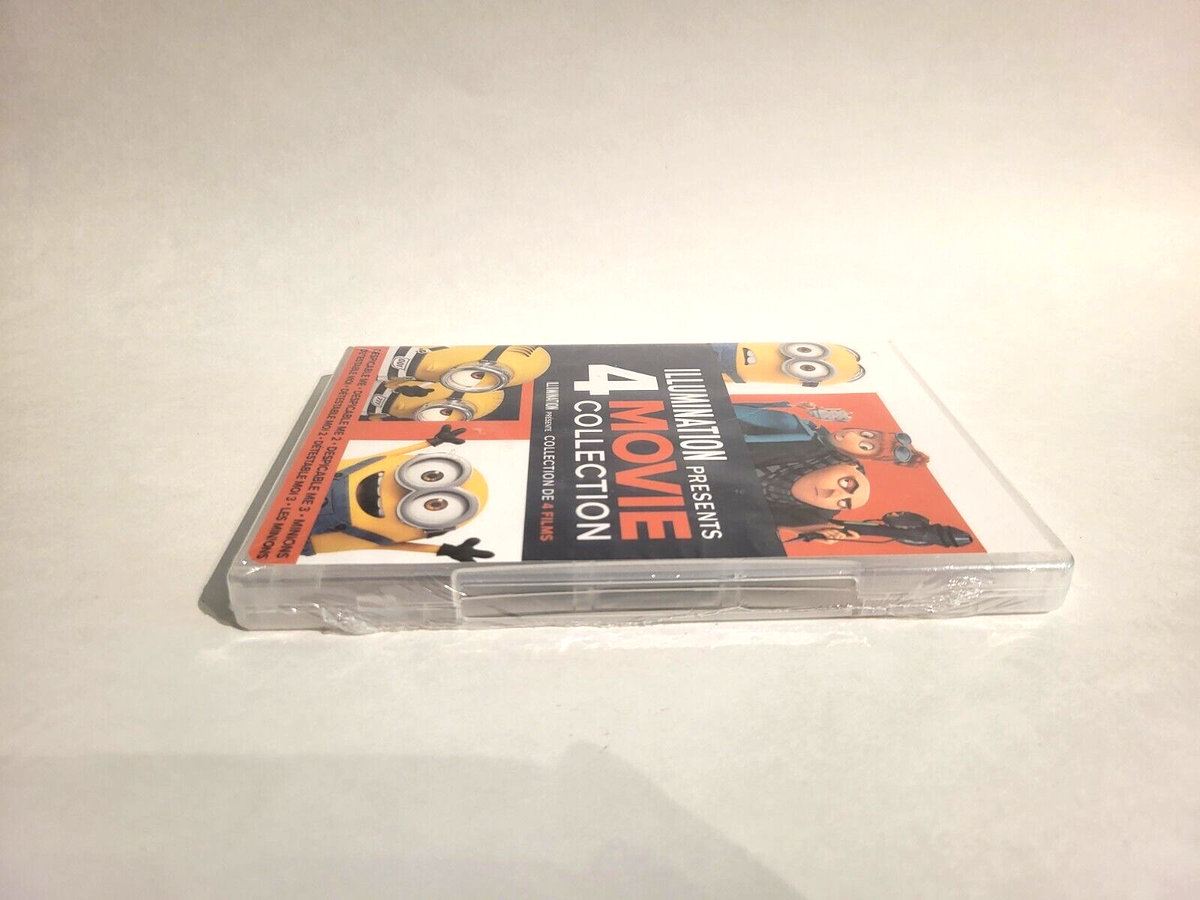 DVD Box set 4 Movie Collection Despicable me 1 2 & 3 Minions Boxed