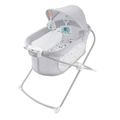 Fisher Price Beistellbett mit Licht Musik Babybett Kinderbett klappbar tragbar