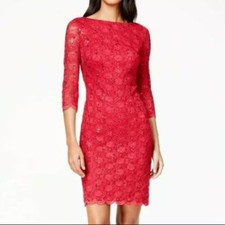Calvin Klein Raspberry Sequin Dress