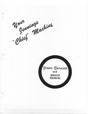 ONE ARMED BANDIT - JENNINGS CHIEF - SERVICE/PARTS MANUAL - FREE 24HR POST 