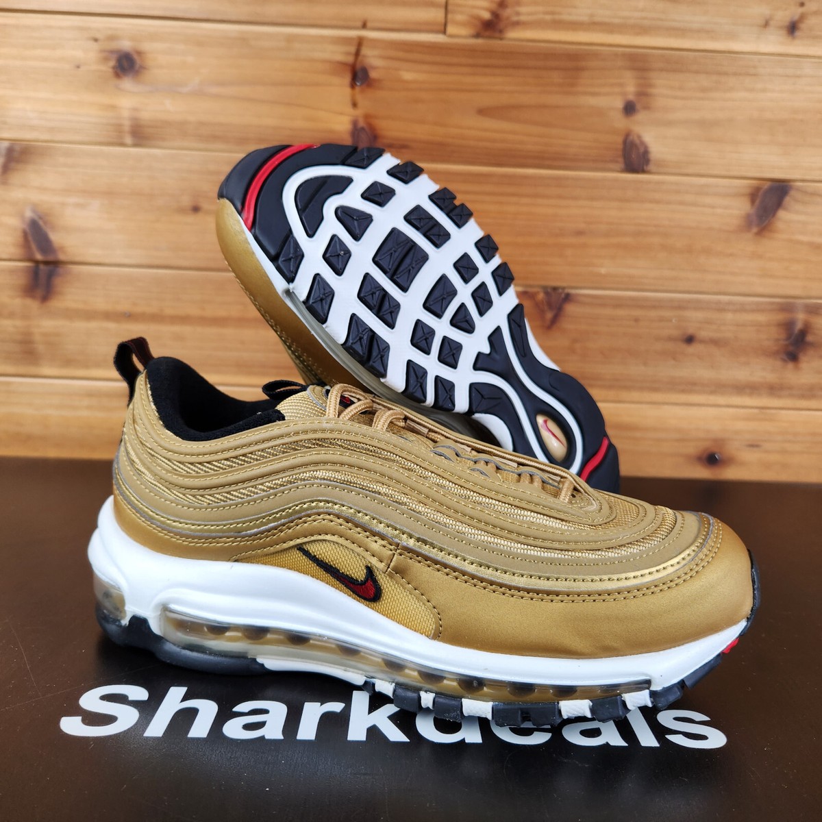 Nike Air Max 97 'Golden Bullet' Gold Sneaker Women's Shoes