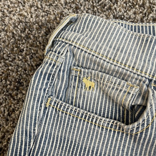 VINTAGE Y2K ABERCROMBIE DENIM SHORTS GIRLS SIZE 16 - Picture 6 of 6