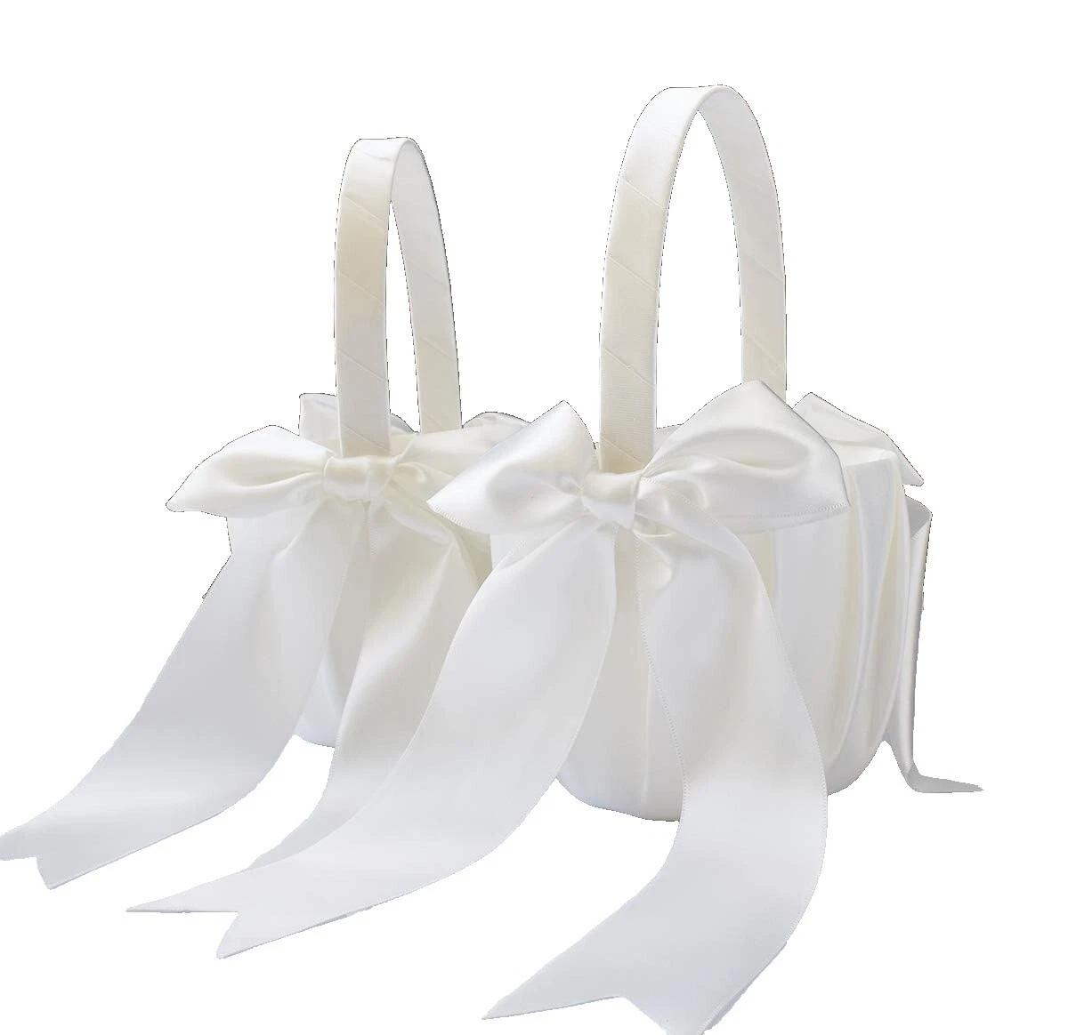 Anillo De Satén Flor cestas cestos