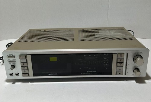 Pioneer Stereo Cassette Receiver Model Rx-70 Working With Antenna Japan ...
