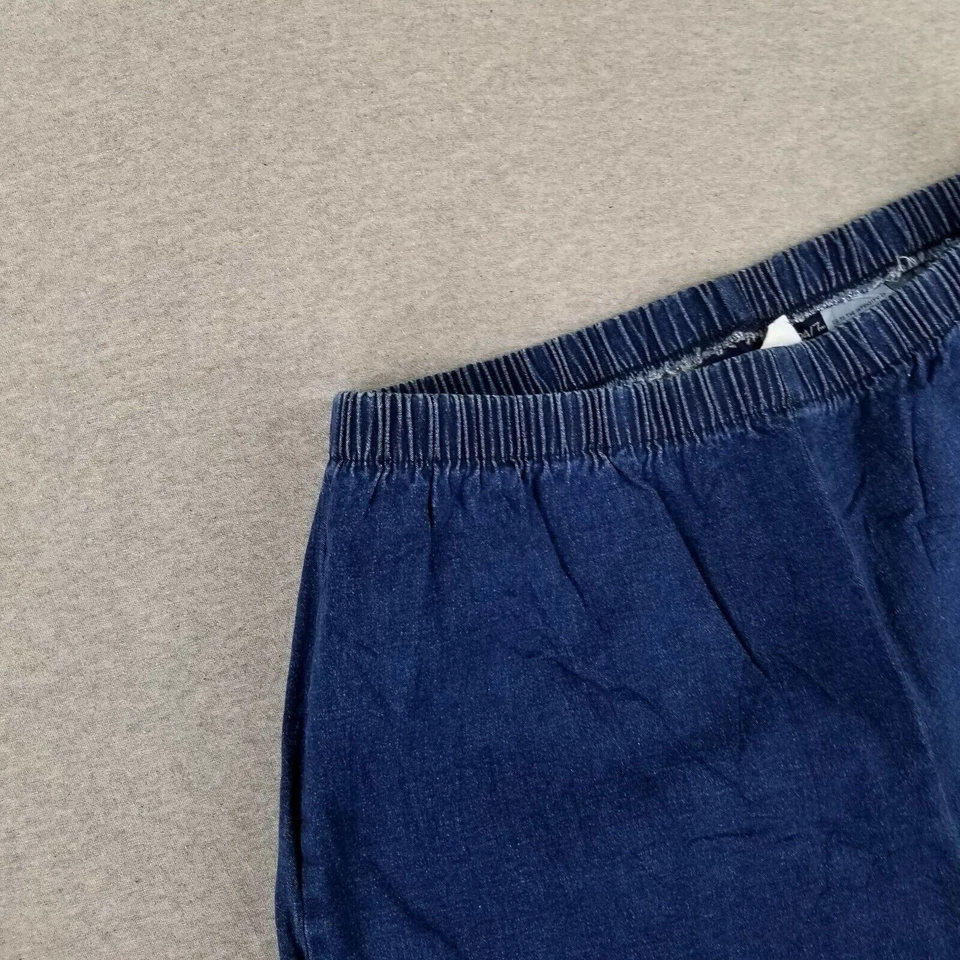 Jeans vintage jeans 24/7 plus size 22W feito nos EUA cintura confortável - Imagem 3 de 4