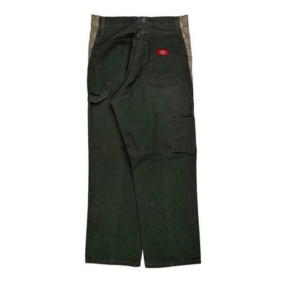 Dickies Custom Gucci Carpenter Hose - 29W 29L Grün Baumwolle