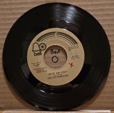The 5th Dimension: Up Up And Away/Paper Cup - VG+ | 1971 Funk/Soul Reissue 45rpm