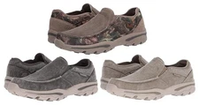 SKECHERS Men's Memory Foam Slip On Shoes, Medium & Extra Wide, EEEE