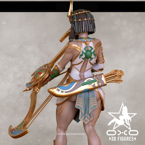 Kit de modelo de impresión 3D Neith Goddess 1/8 1/6 1/4 sin pintar sin montar GK - Imagen 6 de 6