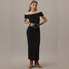 Reformation Josefina Maxi Dress in Black
