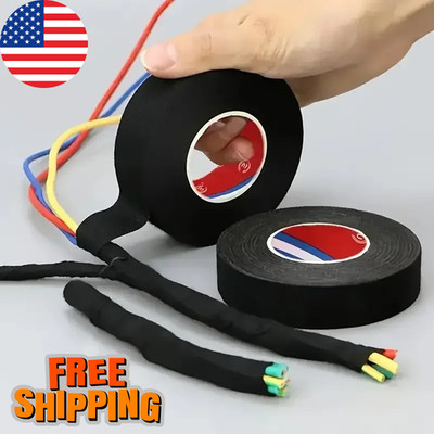 tesa 51608 15mm  Adhesive Wiring Cloth Tape Isoband 2 Piece - Black