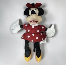 Disney Minnie Mouse Plush Stuffed Animal Red Polka Dot Dress, Small 6-14 in
