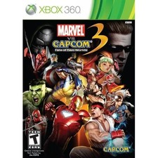 Marvel Vs Capcom 3: Fate Of Two Worlds For Xbox 360 2 Fighting Game Only 7E
