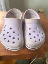 Crocs Kids Crocband Clogs - Lavender/Neon Purple - Children's Size 1