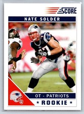 2011 Score #366 Nate Solder Factory Set Updates