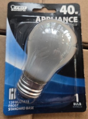 RETAIL PACKAGED LOT OF 24, FEIT BP40A15 40 W A15 Frost S/Base