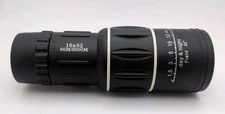 16X52 Monocular Telescope Dual Focus Zoom 66M/8000M HD Scope Optical Lens W/CASE